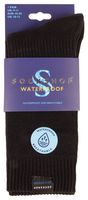 WFH0100BLKH - Waterproof & Breathable Work Boot Socks - Black, Size 9 - 11