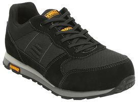 SARASOTA 7 - Sarasota Pro Lite Aluminium Toe Retro Safety Trainers, Black - Size 7