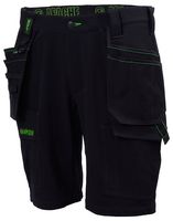 WHISTLER 42W - Whistler 4-Way Stretch Lightweight Work Shorts, Black - W42"