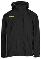 WELLAND M - Welland Waterproof Jacket, Black/Grey - Medium
