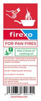 5060638820741 - White Pan Fire Extinguisher Sachet Safety Sign