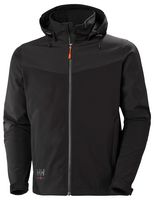 74290_990-M - Oxford Hooded Softshell Jacket, Black - Medium