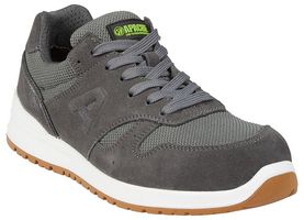 WINNIPEG 7 - Winnipeg Non-Metallic Suede Safety Trainers, Grey - Size 7