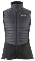 FLORENCE 14 - Florence Ladies Padded Gilet, Grey/Black - Size 14