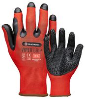 5431710C - Rubber Palm Viper Grip Gloves - Red, XL (10)