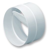 494 - Round Pipe Connector with Damper