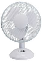 9in Mini Desk Fan, White