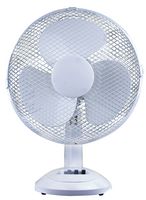 12in Desk Fan, White