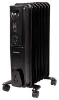 PELL0206-UK - 1.5kW 7 Fin Oil Filled Radiator, Black