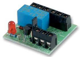 IS M12T/4 - 12V Transistorised Relay Double Pole with LED Indication 4 Pack