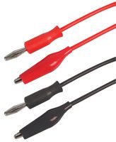 TEN01014 - 4mm Banana Plug to Crocodile Clip Test Lead Set
