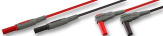 72-9315 - 10A 4mm Right Angle to Straight Banana Plug Test Lead Set