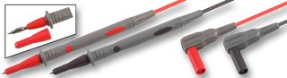 72-9335 - 10A 4mm Right Angle Banana Plug to Lantern Tip Probe Test Lead Set