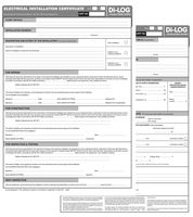 DLC101 - Electrical Installation Certificates - Pack of 36