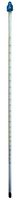 44/805/8 - Lo-tox Filled Laboratory Thermometer, -10 Deg C to +210 Deg C, 405mm, Blue