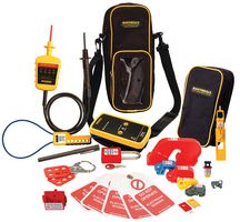 VIPDLOKPRO138-S - Voltage Indicator (Unfused) & Proving Device with 17 Piece Lock Out Kit, IP54
