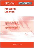 FIRLOG - Fire Alarm Log Book, 36 Pages