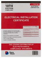 CEIC182 - Electrical Installation Certificate BS 7671:2018+A2:2022
