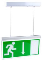 PEL00580 - Ceiling-Mounted LED Emergency Exit Sign, Maintained