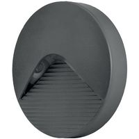 ILBLA018 - 2.2W Pathlux Step LED Wall Light, 90lm, 3000K, IP65, Dark Grey