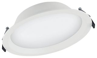4058075091511 - 25W Aluminium LED Downlight, 2370lm, 4000K, IP44