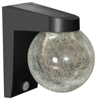 GL066BEZ - Solar Powered LED Wall Light with Motion Sensor, 200lm, 2700K/6500K, IP44