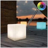 SLMCU - ShapeLights Indoor & Outdoor USB Solar Powered Mood Light - Mini Cube