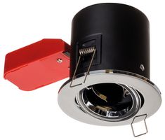 IGP/TC - Fire Rated Tilting Downlight, Chrome, IP20