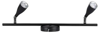 VT-810 218269 - 9W Double Head Indoor LED Wall Light, 4000K, 840lm, IP20, Black