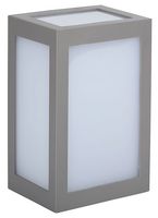 VT-822 218337 - 12W LED Outdoor Wall Light, 3000K, 1250lm, IP65, Grey
