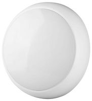 21805 - 15W Round Dome Light with Microwave Sensor, 6400K, 1580lm, White