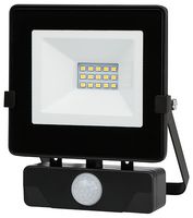 777992 - 10W LED Eco Floodlight with PIR, 6000K, 850lm, Black, IP65