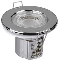 VT-885 218175 - 5W Fire Rated Downlight Fitting, 3000K, 500lm, Dimmable, Chrome