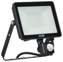 ECOFL30-4K-PIR - 30W EcoLink LED Floodlight with PIR, 4000K, 2550lm, IP65, Black