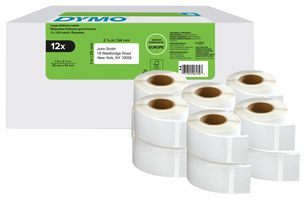 2177563 - Large Address Labels 25 x 54mm, 12x 500
