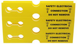 LDSECTT - Safety Electrical Connection Tuff Tag, Pack of 12