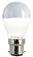 ILP45B22O6.0N27KBEMA 364384 - 6W (40W) LED Golf Ball Bulb, BC/B22, Warm White 470lm Non-Dimmable