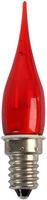 BLMB2014R-RVW1H23 - 1.4W E14 LED Mini Candle Bulb, Red