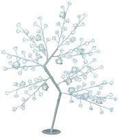 LV151431W - 1.2m Lit White Rose Tree with 120 LEDs