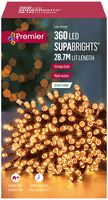 FLV162171VG-CPC - 360 LED Vintage Gold Fairy Lights with Timer, 36.7m