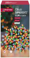 FLV162173M-CPC - 720 LED Multi-Coloured Fairy Lights with Timer, 65.5m