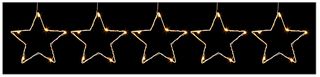LB191235 - LED Star Light String, Warm White, Set of 5