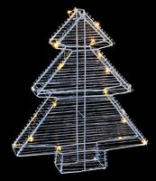 LB213200S - 40cm Twinkling LED Tree, Silver. 30 Warm White LEDs