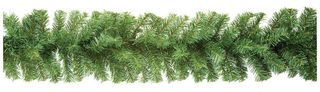 TG149289 - 2.7m Plain Green Christmas Garland