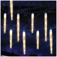LV081336WW - 24pc Chaser Icicles with 72 Warm White LEDs
