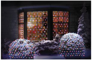 LV122741RBW - 180 Rainbow LED Christmas Net Lights, 1.75m x 1.2m