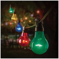 LV231260M - 20 Bulb Festoon Lights, Multicoloured