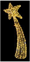 LV231259WW - 2D Lit Soft Acrylic Warm White Shooting Star, 90cm