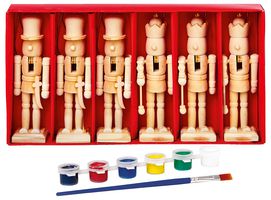 AC231239 - Paint Your Own Nutcrackers - Pack of 6