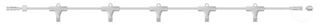 EC100113 - Connect Multiway Connectors With 2x 1.0 mm White Rubber Cable, 5 Way